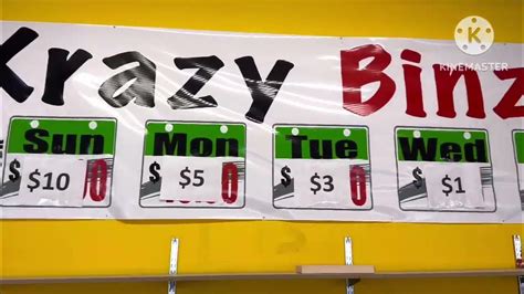 crazy binz|krazy binz prices today.